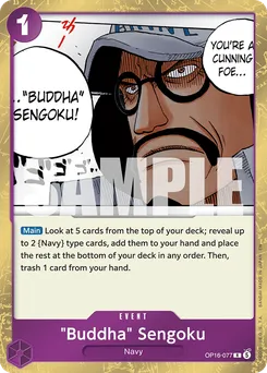 Sengoku "le Bouddha" OP16-077 — The Time of Battle