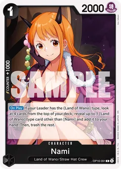 Nami OP16-091 — The Time of Battle