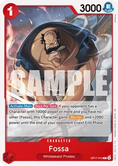 Fossa OP17-010 — The World's Strongest Warriors