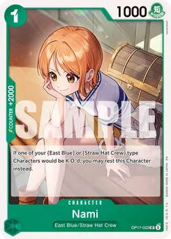 Nami OP17-023 — The World's Strongest Warriors