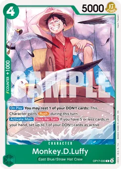 Monkey.D.Luffy OP17-030 — The World's Strongest Warriors