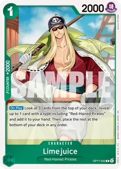Limejuice OP17-032 — The World's Strongest Warriors