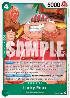 Lucky Roo OP17-033 — The World's Strongest Warriors