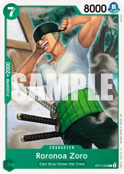 Roronoa Zoro OP17-035 — The World's Strongest Warriors