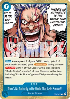 Aucun pouvoir n'est éternel !! OP17-055 — The World's Strongest Warriors