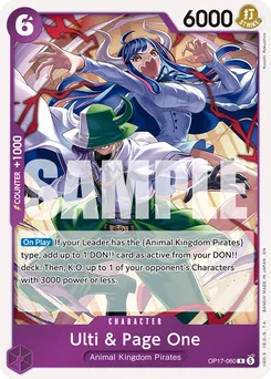 Ulti & Page One OP17-060 — The World's Strongest Warriors