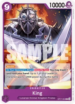 King OP17-064 — The World's Strongest Warriors