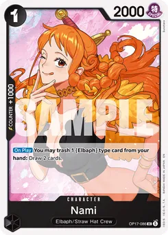 Nami OP17-086 — The World's Strongest Warriors