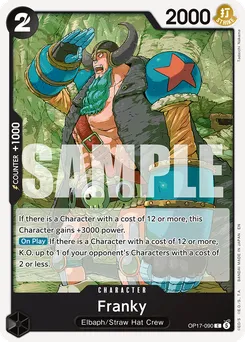 Franky OP17-090 — The World's Strongest Warriors