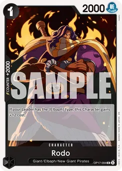 Rodo OP17-094 — The World's Strongest Warriors