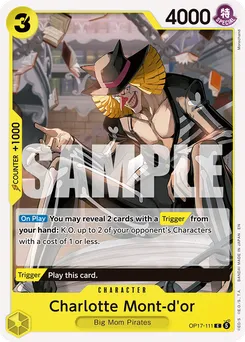 Charlotte Mont d'or OP17-111 — The World's Strongest Warriors