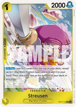 Streusen OP17-113 — The World's Strongest Warriors