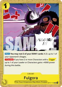 Fulgora OP17-116 — The World's Strongest Warriors