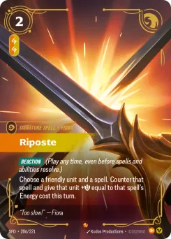 Riposte SFD-206/221 — Spiritforged