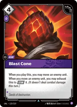 Blast Cone UNL-133/219 — Unleashed
