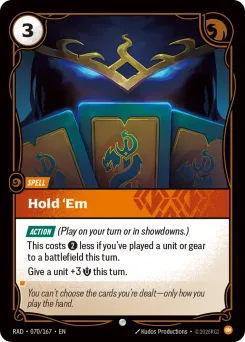 Hold 'Em RAD-070/167 — Radiance