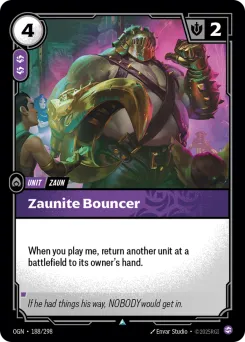 Zaunite Bouncer OGN-188/298 — Origins