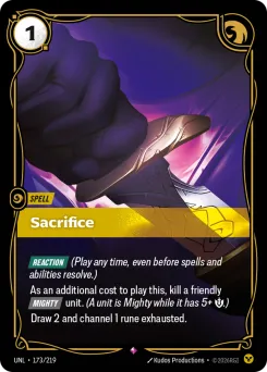 Sacrifice UNL-173/219 — Unleashed