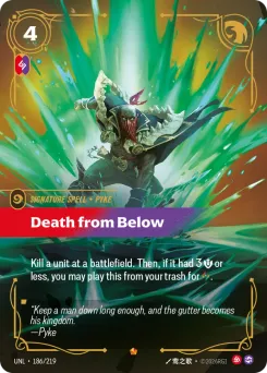 Death from Below UNL-186/219 — Unleashed