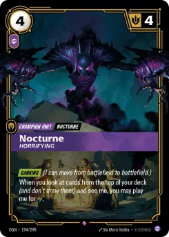 Nocturne, Horrifying OGN-194/298 — Origins