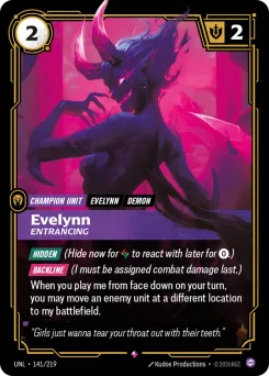 Evelynn, Entrancing UNL-141/219 — Unleashed