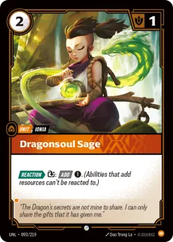 Dragonsoul Sage UNL-093/219 — Unleashed