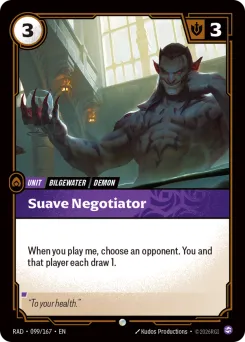 Suave Negotiator RAD-099/167 — Radiance