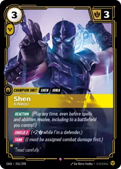 Shen, Kinkou OGN-241/298 — Origins