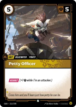 Petty Officer OGN-215/298 — Origins