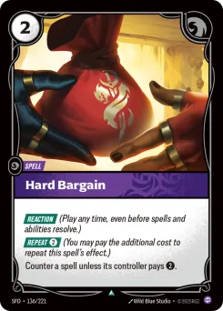 Hard Bargain SFD-136/221 — Spiritforged