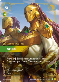 Arise! SFD-198/221 — Spiritforged