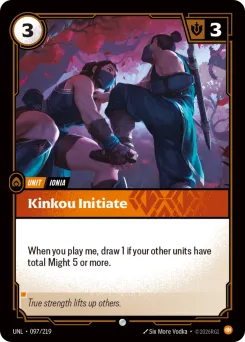 Kinkou Initiate UNL-097/219 — Unleashed