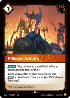 Pillaged Armory RAD-073/167 — Radiance