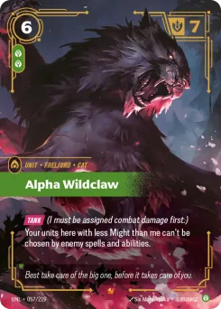 Alpha Wildclaw UNL-057/219 — Unleashed