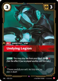 Undying Legion UNL-025/219 — Unleashed