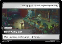Back-Alley Bar OGN-277/298 — Origins
