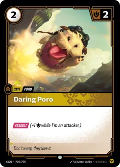 Daring Poro OGN-210/298 — Origins