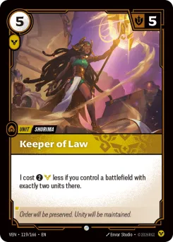 Keeper of Law VEN-119/166 — Vendetta