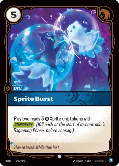 Sprite Burst UNL-069/219 — Unleashed