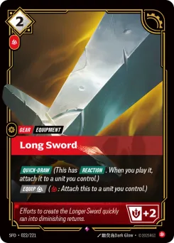Long Sword SFD-022/221 — Spiritforged