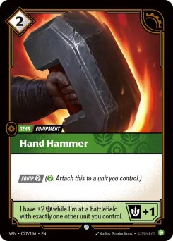 Hand Hammer VEN-027/166 — Vendetta