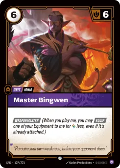 Master Bingwen SFD-127/221 — Spiritforged