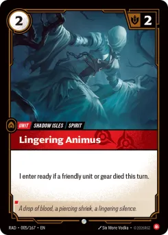 Lingering Animus RAD-005/167 — Radiance