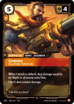 Graves, Blasting Through RAD-085/167 — Radiance