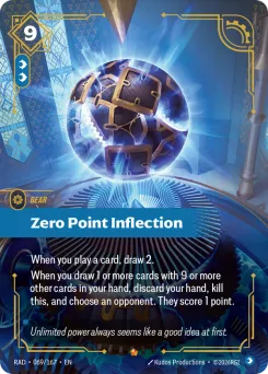 Zero Point Inflection RAD-069/167 — Radiance