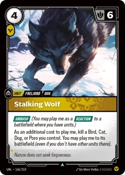 Stalking Wolf UNL-166/219 — Unleashed