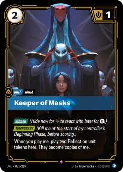 Keeper of Masks UNL-081/219 — Unleashed