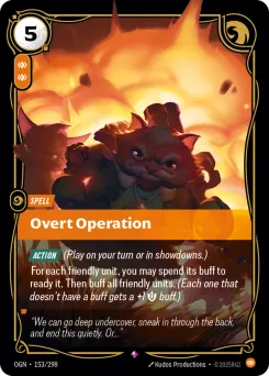 Overt Operation OGN-153/298 — Origins
