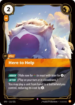 Here to Help SFD-111/221 — Spiritforged