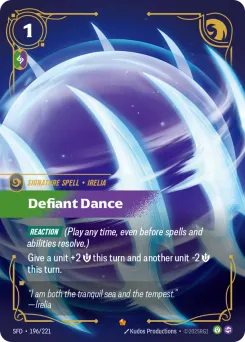 Defiant Dance SFD-196/221 — Spiritforged